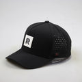 Custom Men's 5 Panel Laser Cut Logo Dad Hat Quick Dry Waterproof Performance with Rubber Jersey and Terry Sporty Gorras