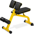 Wellshow Sport Adjustable Weight Bench for Body Strength Training Roman Chair Adjustable Ab Sit up Bench