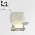 Custom Logo Corrugated Carton Airplane Shipping Gift Box Recyclable Eco-Friendly Folder Type Embossing Matt Lamination for Socks