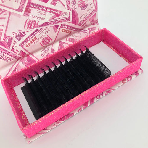 0.03 0.05 0.07mm J B C CC D DD Curl Russian Volume Eyelash Extension Easy to Creat Mega Volume Easy Fans Eyelash Extension