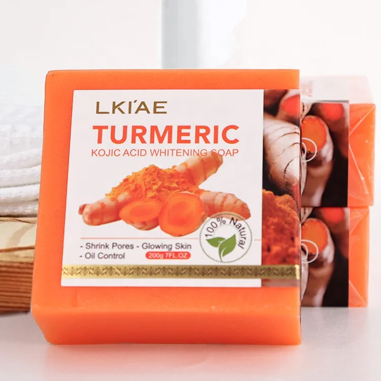 Private Label Soaps Thailand Products Acne Face Care Brightening Beauty Honey Lemon Turmeric Soap for Fair Skin