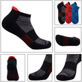 Customize logo Black Soft Wicking Cotton Running Athletic Men Crew Sport Seamless Socks