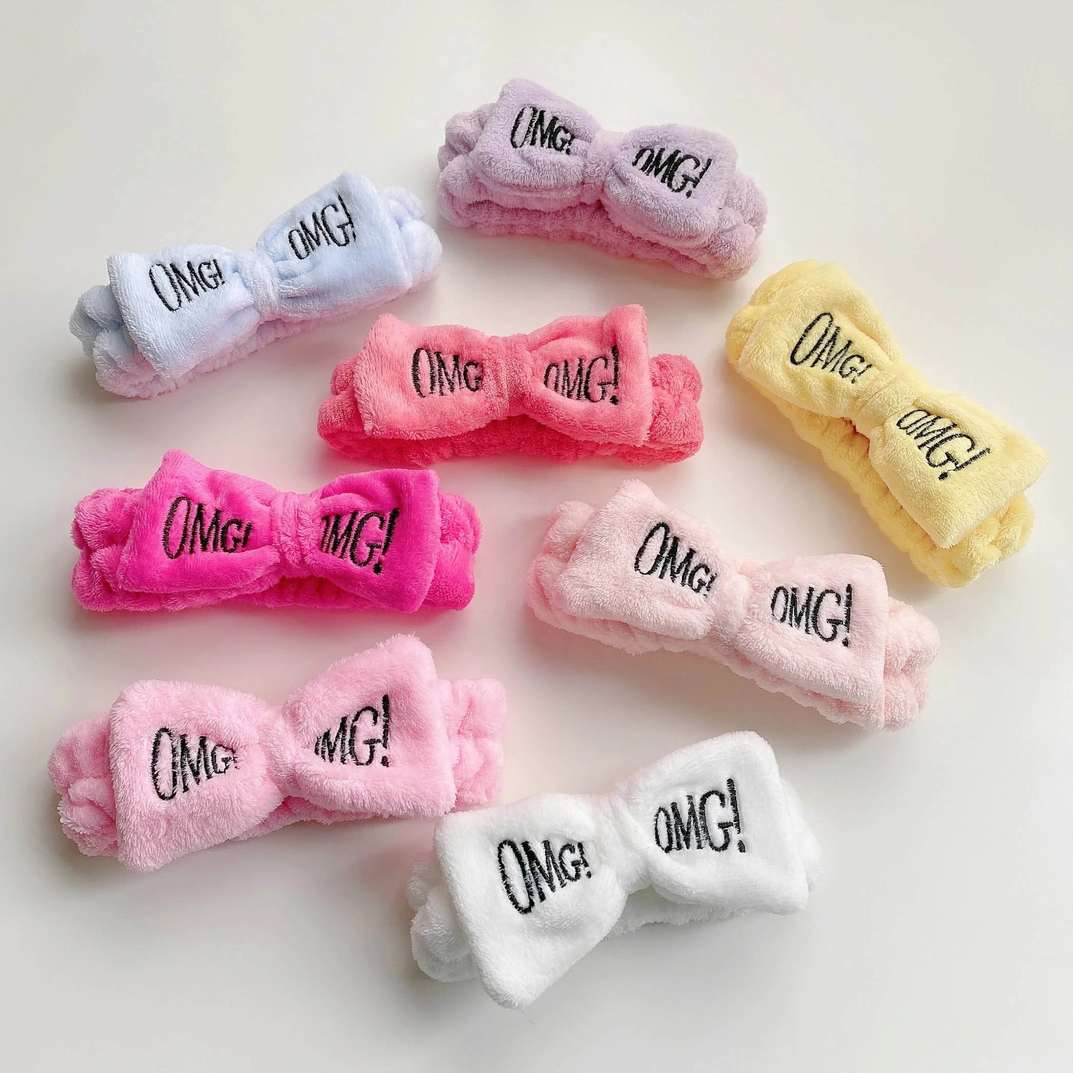 Winter Furry Designer Fille Headbands Women Girls Bowknot Fashion Faux Fur Omg Head Band Hair Accessories Band Spa Bandeau