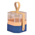 Popular Style Cosmetics Storage Clear Acrylic Hexagon Boxes  Crown Acrylic Jewelry  Candy Display Box