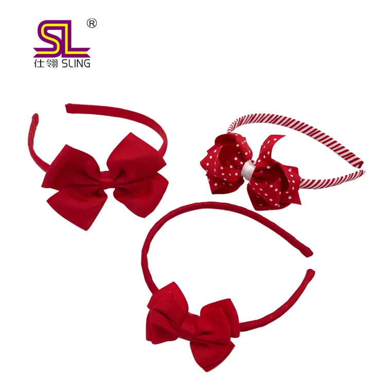 Factory Wholesale Children's Ribbon Hairband Strength Kids Hairbands