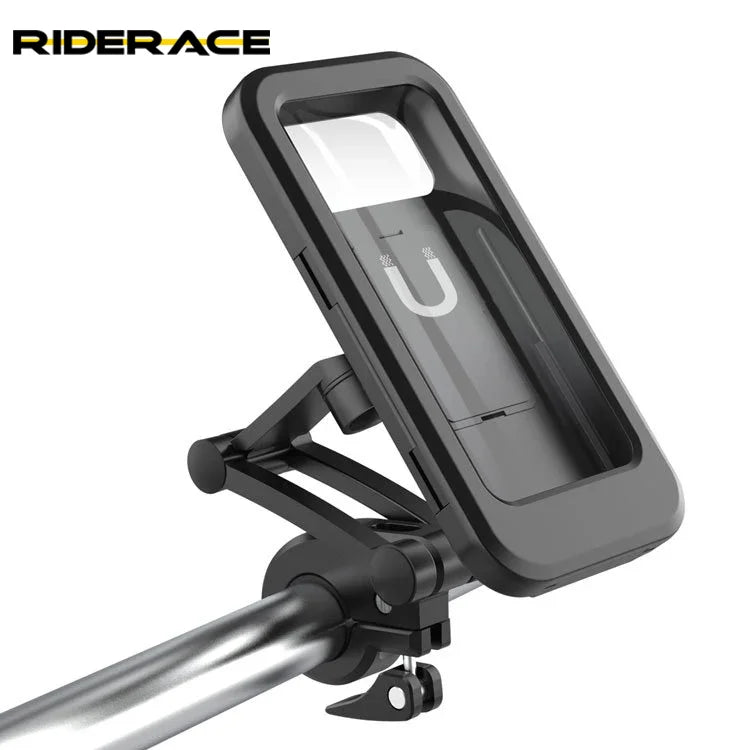 Cycling Adjustable Waterproof Phone Holder Bike Phone Holder Case Universal Bicycle Handlebar Cell Phone Support Mount Bracket