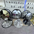 Modern Barber Chair Frame Stainless Steel Hydraulic Pump Portable for School Hair Salon Hospital Hotel Furniture Parts