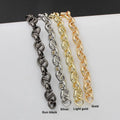 Nolvo World 4 Colors 36cm Wholesale Handbag Chain Gold Chain Bag Strap Metal Handbag Chain