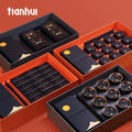 Tianhui Custom Logo Large Cardboard Handmade Tea Gift Box Set Wedding Favor