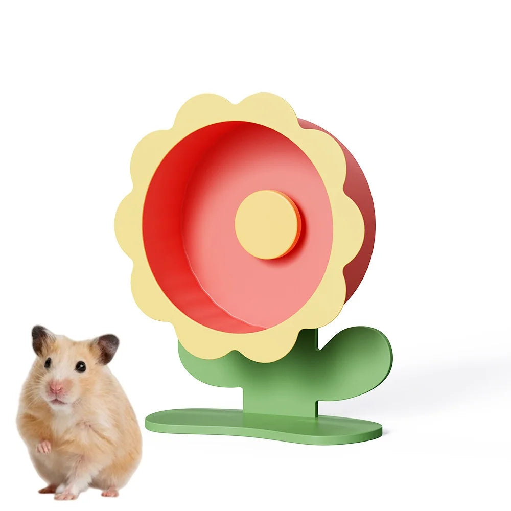 Hamster Running Wheel Ultra-quiet Golden Bear Hamster Aquascape Toys Exercise Running Wheel Treadmill