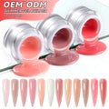 JTING Top Consistency 12colors Shimmer Gel Builder Nail Extension Construction Gel No Yellowing UV/LED Gel Polish Nail Supplier