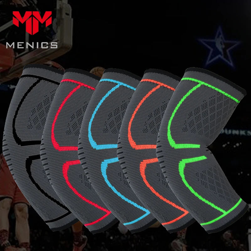 Menics OEM/ODM Knee Sleeve Knee Knee Brace Knitted Basketball Volleyball Elbow Straps Are Suitable for Sports and Rehabilitation