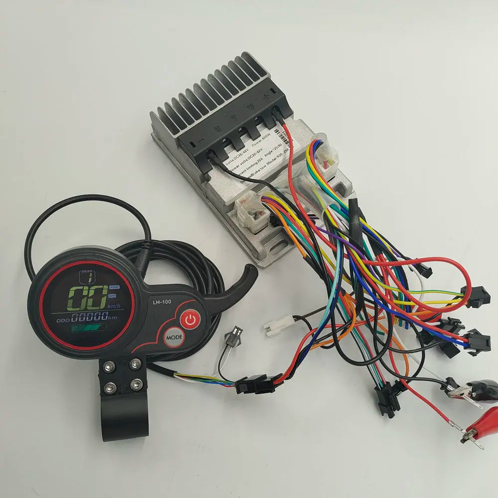 Instrument LCD LH100+Three-Mode Sine Wave Cast Aluminum Shell BL Controller 6mosfet 500W-600w Electric BIKE SCOOTER Accessories