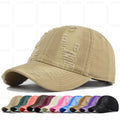 High Quality Distressed Cotton Worn Out Dad Hats Custom Logo Washed Vintage Cotton Hat Embroidered Ripped Baseball Cap