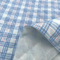 Custom Designer Organic & Eco-Friendly Quilted Yarn-Dyed Polyester Cotton Fabric Embroidered for Home Textile Bag Accessory Use