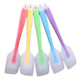 Hot Sale BPA Free Various Colors Semi-Transparent Kitchen Cooking  Spatulas One Piece Durable  Small Silicone Rubber Spatula