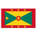 3x5Ft Grenada Flag Polyester With Two Brass Grommets Single Layer Wall Hanging Outdoor and Indoor Decor