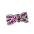 Luxury Fashion 925 Sterling Silver Zircon Owknot Engagement Wedding Ring Wholesale