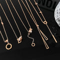 Vintage Necklaces for Women Korean Fashion Woman Necklace Bayan Kolye Steel  butterfly Necklace Pendant Jewelry