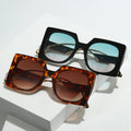 Fashionable Square Sunglasses Oversized Eyewear Personality Large Frame Colorful Party Oversized Elegant Unique Sunglasses