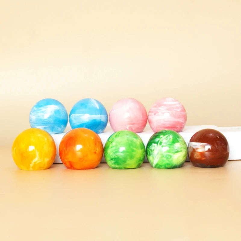 New Color Round Perfume Marble Resin Cap Ball Shaped Parfum Caps Fragrance Cover for Perfume Glass Bottles