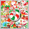 50PCS Factory Wholesale Phone Case Stickers Cute Cartoon Waterproof Decorative Christmas(E) Stickers