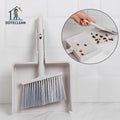 Newly Designed Plastic Broom and Dustpan Set Household Cleaning with Bristle and PET PP Materials Packaged in a Bag
