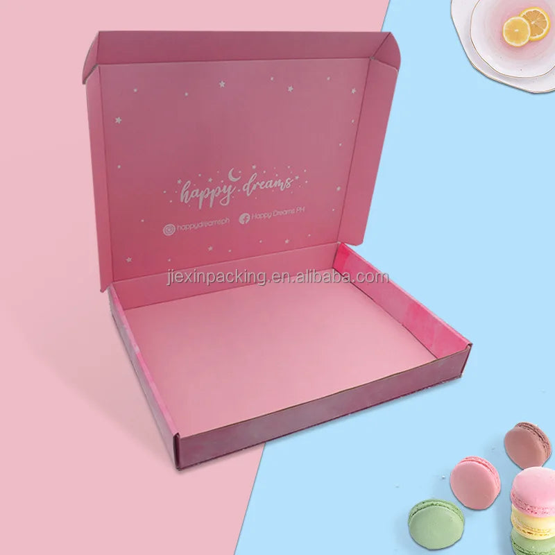 Recyclable Custom Color Corrugated Foldable Jewelry Packaging Box Matt Lamination Embossing UV Coating for Earrings Necklace
