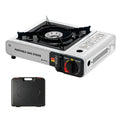 Portable Outdoor Camping Butane Stove with Plastic Box Gas Cooktops Burner Barbecue Stove for Outdoor Adventures