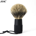 JDK 1PC High End Shaving Brush Travel Case Holder Fit Silver Tip Badger Hair Hanging Foaming Brush