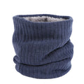 2023 Fashion Neck Warmer Knitted Acrylic Winter Fleece Neck Gaiter Ski Tube Infinity Scarf with 13 Colors