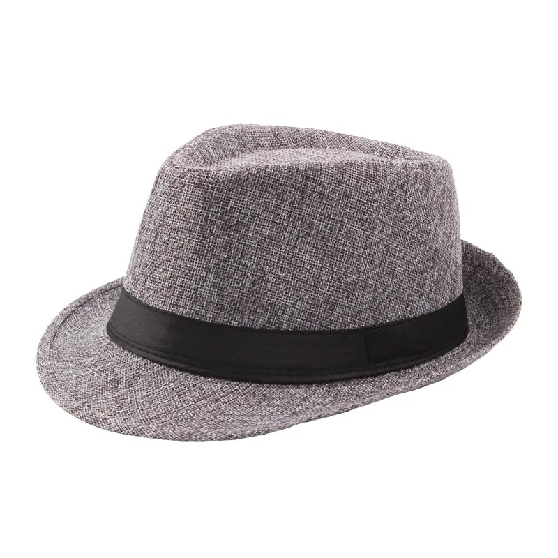 Wholesale Promotion Fedora Jazz Sun Paper Hats Custom Printed Outdoor Casual with Stock