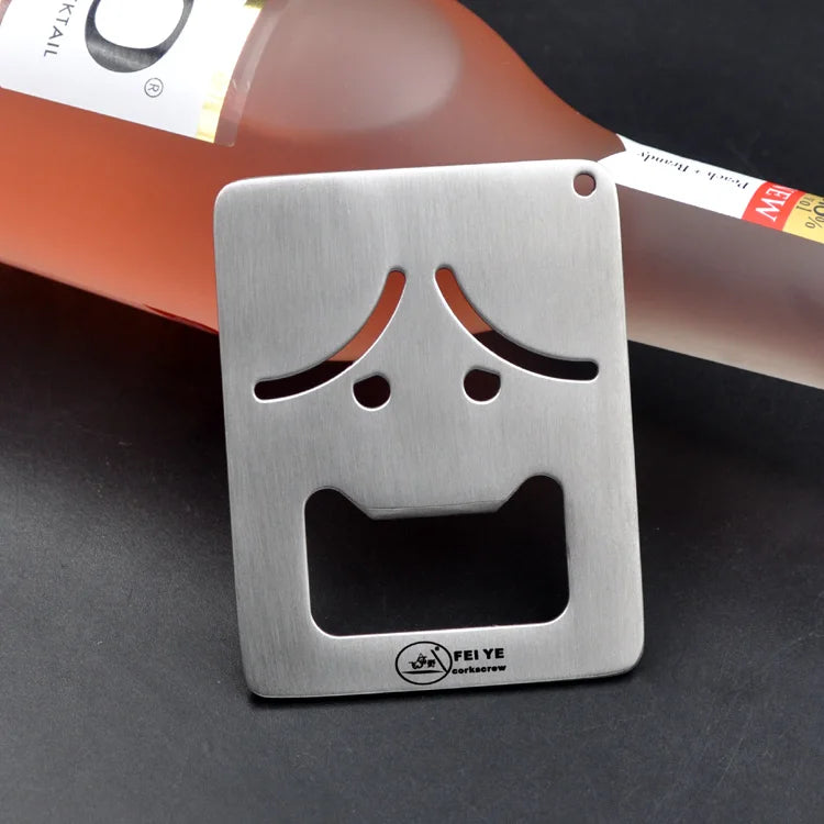 Factory Direct Selling  Stainless Steel Hot Selling Unique Design Catering Bottle Opener Customized logo Bottle Opener
