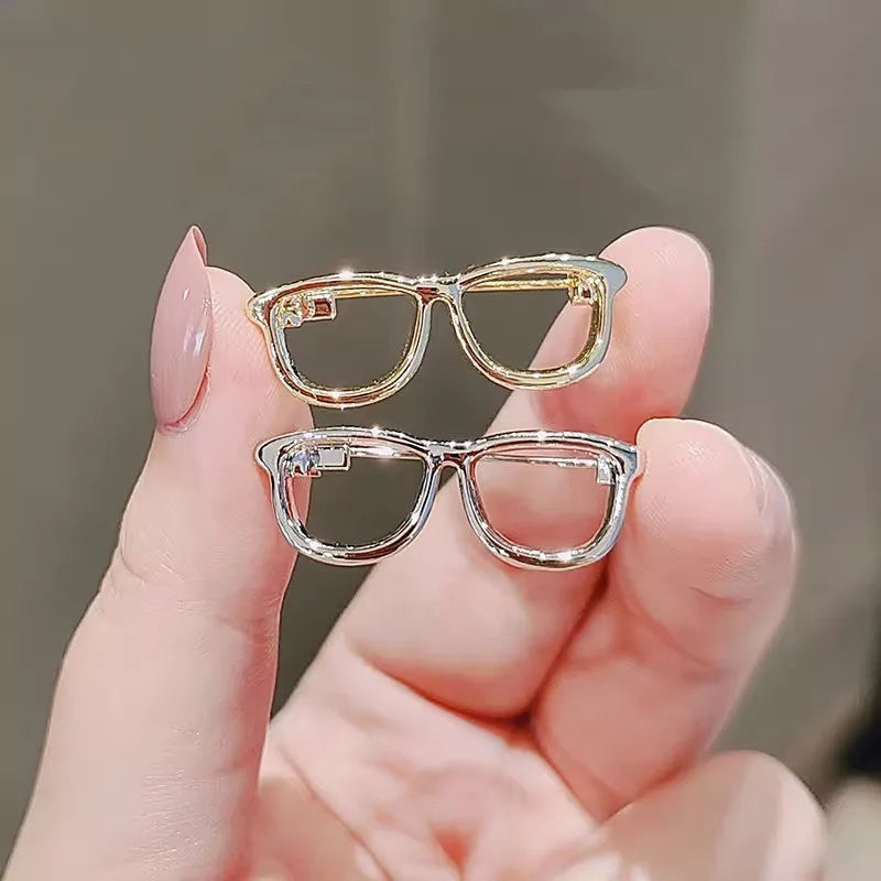 Simple style ophthalmic technician gift mini sunglass brooch