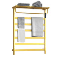 Chrome/Black/Gold Electric Towel Warmer - Stainless Steel Heated Towel Rail for Bathroom Hotel & Spa