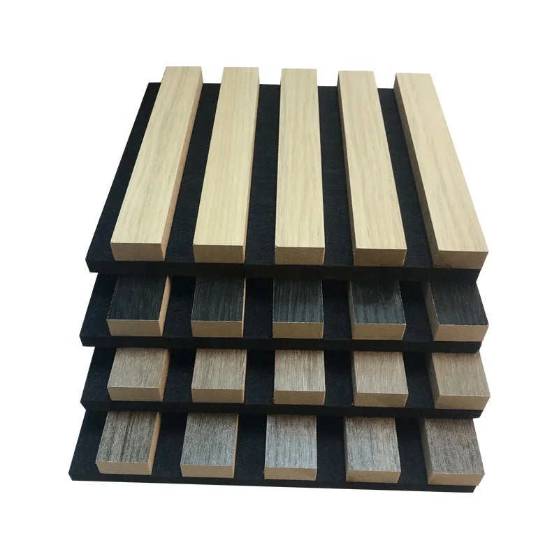 Wood Grain Decor Acoustic Panel Ceiling Living Room Studio Piano Room Solid Wood Finish Decorative Panel Back Wall Panel