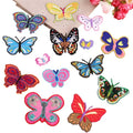 Cute Colorful Custom Diy butterfly Computer Cloth Sticker Embroidery Patch