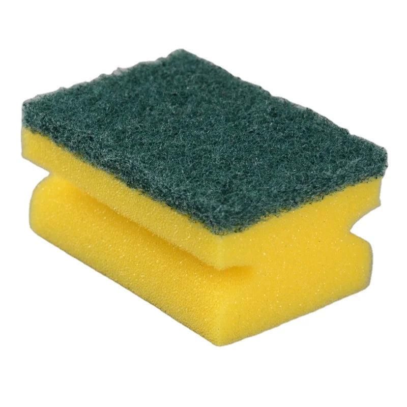 Latest Factory Direct Sale Eco-Friendly Kitchen Cleaning Sponge with High Absorption Custom Shape & Scouring Pad for Washing