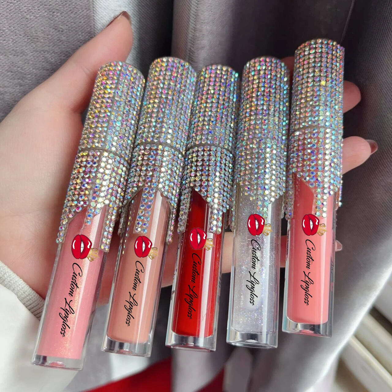 Wholesale Women's Cosmetics Lip Gloss Private Label Vegan Makeup Waterproof Matte Lipstick clear Lipgloss