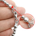 Stainless Steel Bead Chain Bag Ornament Accessories DIY Necklace Bracelet Connection Fashion Hipster Titanium Steel Matching