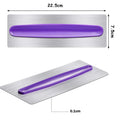 3D Multifunction Cake Tools Pastry Dough Cutter Double Size Stainless Steel Cake Side Decoration Scraper Futian Supplier Kangkai