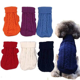 Wholesale Custom Multi Color Comfortable Jacket Dogs Cloth Pet Knit Clothes Dog Hoodie