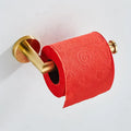 Bathroom Wall Mounted Toilet Paper Holder Gold Toilet Roll SUS304 Stainless Steel Tissue Towel Holder Black for Washroom