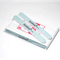 Mini Nail Care Polishing Tool with Nail File and Rubbing Strip Featuring a Nail Sponge Sanding Strip