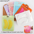 New U-shaped Silicone Eyelash Curler Patch Eyelash Grafting Auxiliary Tool Beautiful Eyelash Curler Silicone Eye Patch
