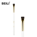 For Professional Vegan Liner Definer & Eye Crease Brush with Wood Handle Synthetic Hair for Eyebrow Pencil & Concealer Use