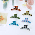 Women Leopard Print Hair Clips Plastic Geometric Hair Claws Fashion Hair Accessories for Party Daily Use