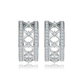 S925 Sterling Silver Stud Earrings Women's CZ Stud Earrings