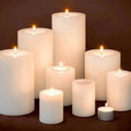Home Decor Plastic White Artificial Tealight Candle Holder