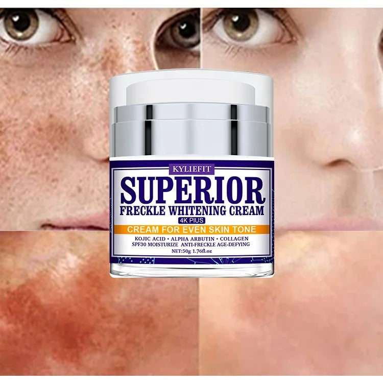 Private Label Strong Effective Whitening Freckle Cream Remove Dark Spots Melanin Remover Brighten Skin Anti-Aging Cream